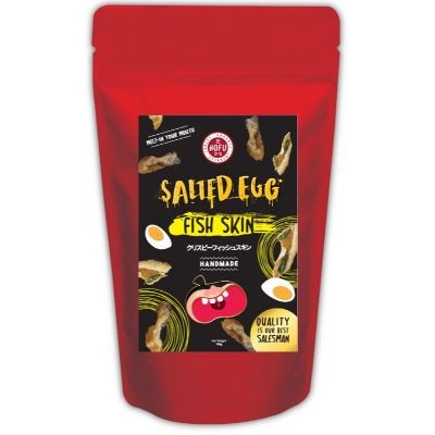 HOFU (P) CRISPY FISH SKIN SALTED EGG 100G (16 Units Per Carton)