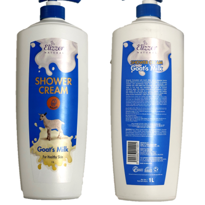 Elizzer Shower Cream Goat's Milk 1000ml