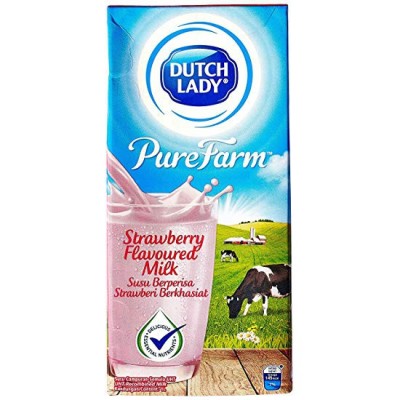 DUTCH LADY STRAWBERRY MILK 200ML 4 X 6 X 200ML