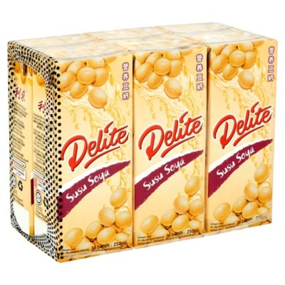 DELITE Susu Soya 250ml x 24