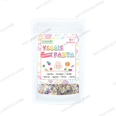 KLYNNFOOD Organic Mini Veggie Pasta 90g (7m+) - Mini Spiral