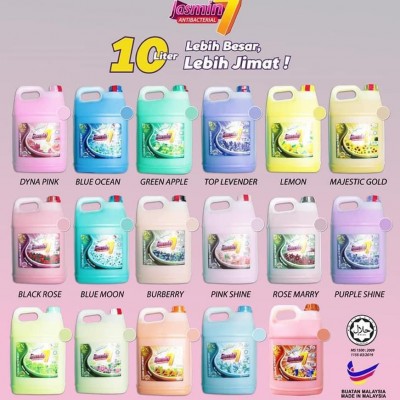 JASMIN 7 LIQUID DETERGENT 5IN1 10L - DYNA PINK 1X5