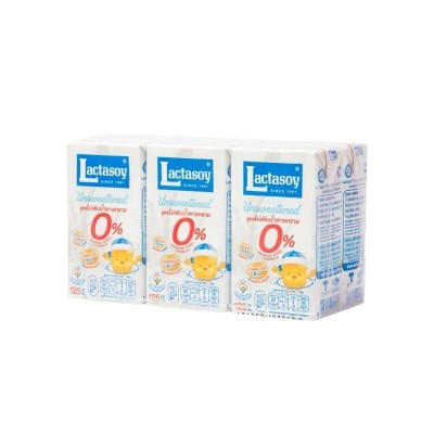 Lactasoy Soy Milk Unsweetened 125ml x 60