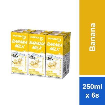 Pokka Banana Milk 6 x 250ml