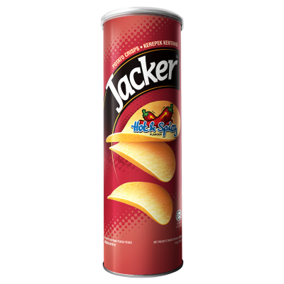 Jacker Potato Crisps Hot & Spicy 110g