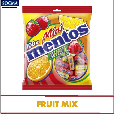 MENTOS MINI FRUIT MIX 6X100X10G (6 Units Per Carton)