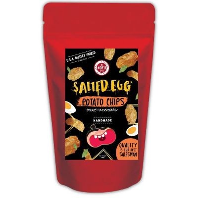 HOFU (P) POTATO CHIP (THICK-CUT) SALTED EGG 100G (16 Units Per Carton)