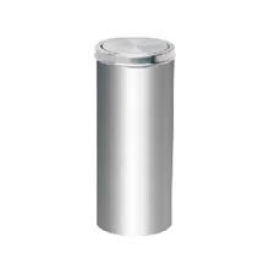 Stainless Steel Litter Bin c w Flip Top (Leader)