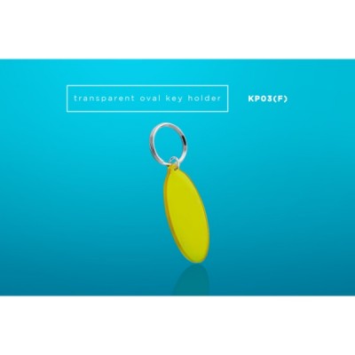 Transparent Oval Key Holder  (2000 Units Per Carton)