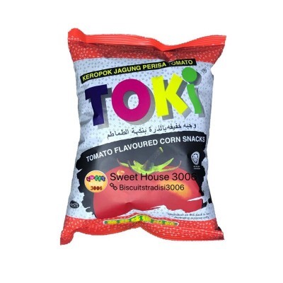 TOKI TOMATO FLAVOURED CORN SNACKS 60g