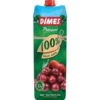 DIMES 100% APPLE CHERRY 1 L (12 Units Per Carton)