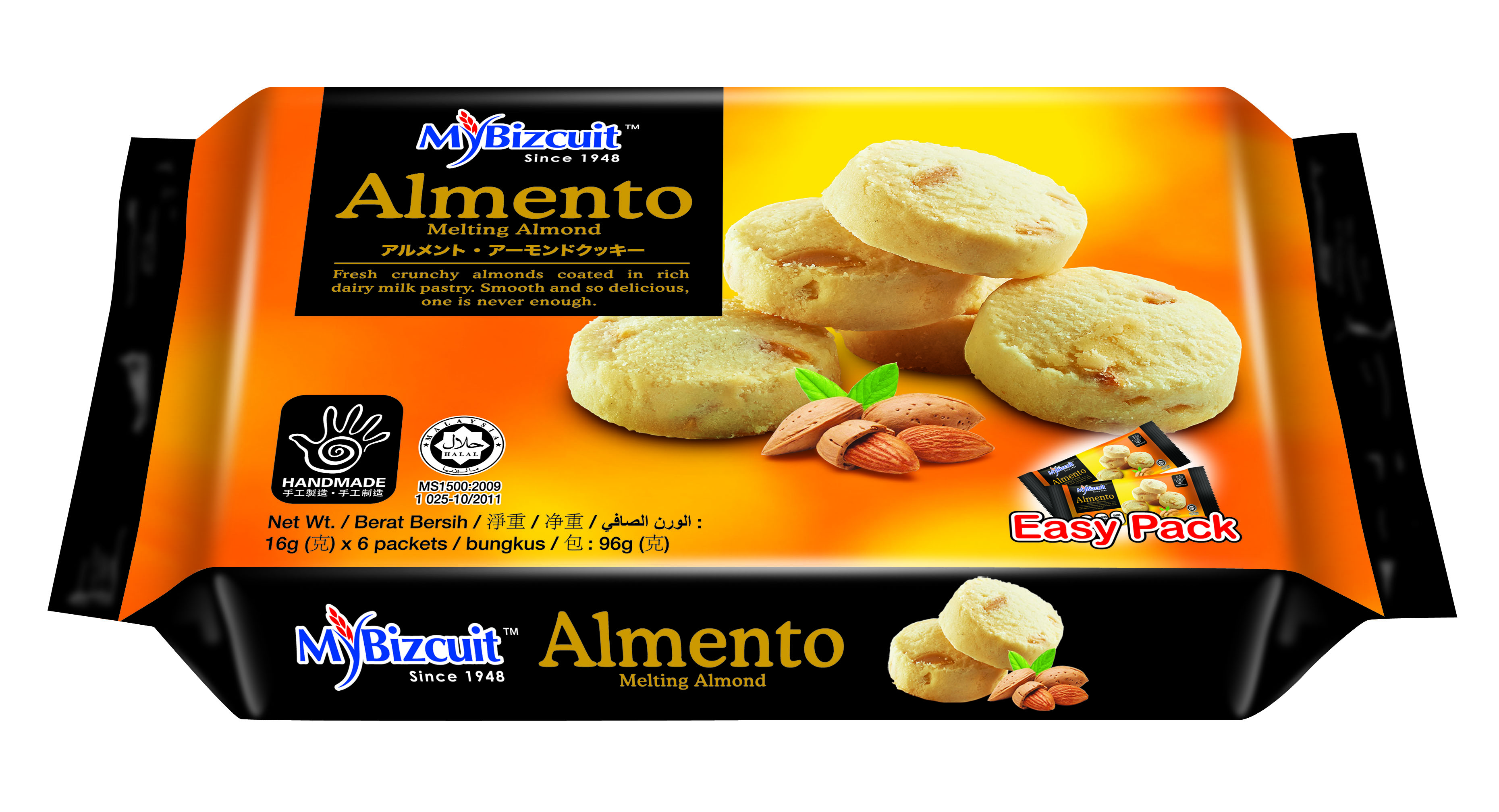 MGP 01 ALMENTO MELTING ALMOND (240 g Per Unit)