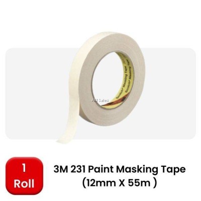 3M 231 PAINT MASKING TAPE (12MM X 55M)