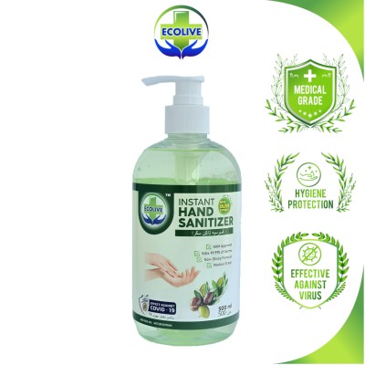 ECOLIVE INSTANT HAND SANITIZER - OLIVE 1 X 24 BTL (500 ML EACH)