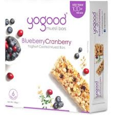 YOGOOD Blueberry Cranberry Muesli Bar Pack (6 x 23gm) x 10