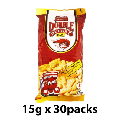 Double Decker Corntoz Mini 30g x 15 (Prawn Cracker)