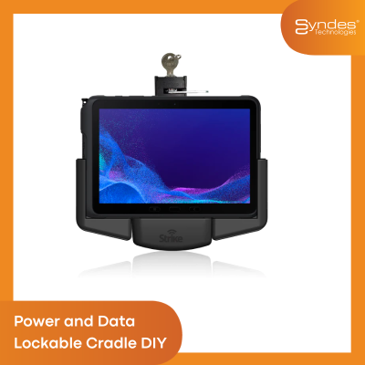 [PRE-ORDER] Samsung Galaxy Tab Active4 Pro Power and Data Lockable Cradle DIY