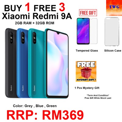 Xiaomi Redmi 9A 2GB RAM + 32GB ROM 1 Year Xiaomi Warranty