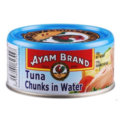 AYAM BRAND TUNA CHUNKS IN WATER 24 X 150G