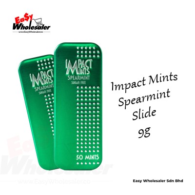 IMPACT MINTS SLIDE SPEARMINTS  9g x 12s