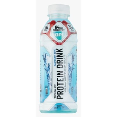 OPI PROTEIN DRINK RASPBERRY BLUE FLAVOUR 1 X 12 BOTTLES (500ML EACH)