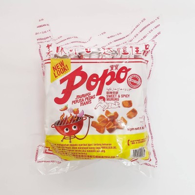 Popo Muruku Ikan Sweet & Spicy 24 x 15g