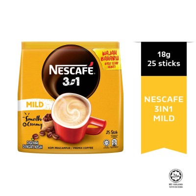 NESCAFE 3in1 Mild Stickpack 24 (25x18g)