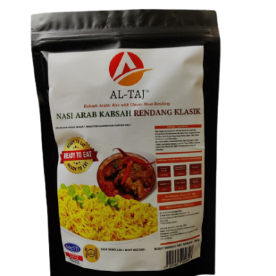 Nasi Arab Kabsah Rendang Klasik (300g)