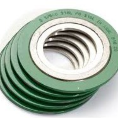 Spiral wound gasket ASME B16.20 c w SS316L ,CS OR GRPH filler, 3.2mm thk