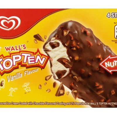 Wall's Topten Vanilla 73ml x 4's