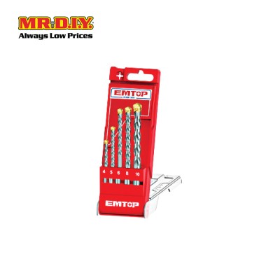 MASONRY DRILL BITS SET 5S ECDB13051