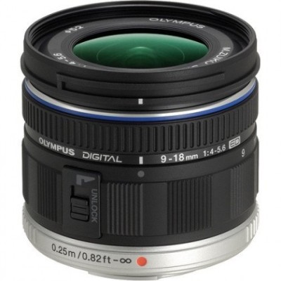 OLYMPUS 9-18MM F4-5.6 M.ZUIKO CAMERA LENS