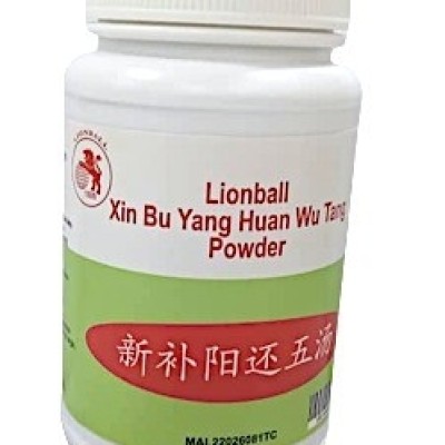 TRADITIONAL CHINESE MEDICINEIMPROVING BLOOD CIRCULATION LIONBALL XIN BU YANG HUAN WU TANG POWDER 100gm