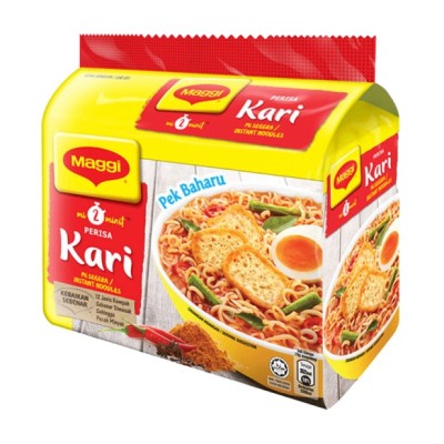 Maggi Kari Instant Noodles 79gx5 [KLANG VALLEY ONLY]