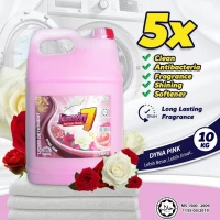 JASMIN 7 LIQUID DETERGENT 5IN1 10L - DYNA PINK 1X5