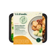 Chicken Rissoles with Stroganoff Sauce, Green Beans and Mashed Cauliflower - REGULAR (350 G)