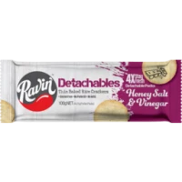 Ravin Detachables Honey Salt and Vinegar Rice Cracker 100g