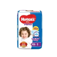HUGGIES DRY PANTS REG - XXL (12X8S)