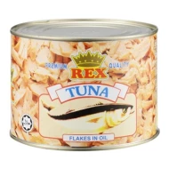 REX TUNA FLAKES IN OIL ( 1CTN X 6UNIT X 1.85KG )