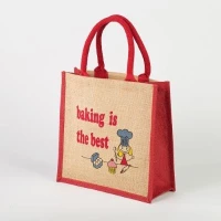 # RBK 06 Baking is the best - TOSSA Jute Gift Bag (100 gm. Per Unit)