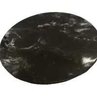 13" Round Black Marble Cake Board [2.7MM thick]