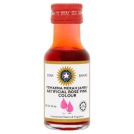 STAR BRAND Food Coloring- Rose Pink 25ml (144 Units Per Carton) [KLANG VALLEY ONLY]