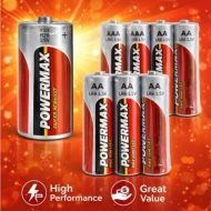 2p D-R20 1.5V PowerMAx Battery HZB