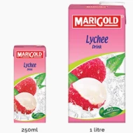 MARIGOLD UHT ASIAN DRINK 250ML - LYCHEE (1CTN X 24UNIT X 250ML)