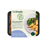 Honey Miso Salmon with Quinoa and Broccoli - REGULAR (350 G)