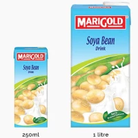 MARIGOLD UHT ASIAN DRINK 250ML - SOYA BEAN (1CTN X 24UNIT X 250ML)