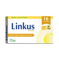 Herbion Linkus Cough Lozenges with Natural Honey Lemon Flavor 16s