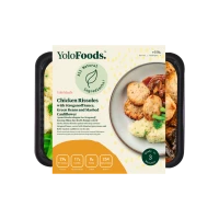 Chicken Rissoles with Stroganoff Sauce, Green Beans and Mashed Cauliflower - REGULAR (350 G)