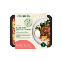 Lamb Kofta with Couscous, Cucumber Mint Yoghurt and Pomegranate - LARGE (415g)