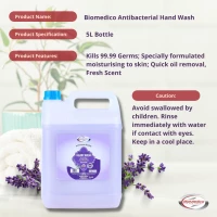 [Carton 4x5L] Biomedico Antibacterial Hand Wash -Lavender
